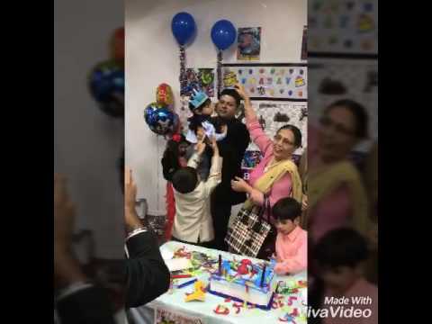 Pranay 3rd birthday cake cutting