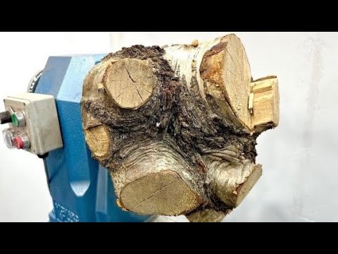 Woodturning - Inside This Chunk Is EPIC 🔥 