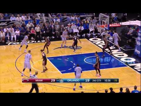 Mario Hezonja vs Miami Heat 08.04.2016 (9Pts)