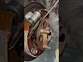 Adjusting Handbrake shoe #handbrake #brakeshoe #brakejob #brake #toyota #toyotayaris #shorts