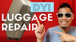 DIY Luggage Repair - How to FIX Broken Luggage with Sugru