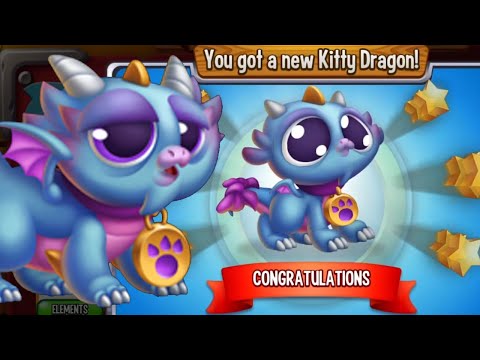 I finally hatched my Kitty Dragon| Dragon City