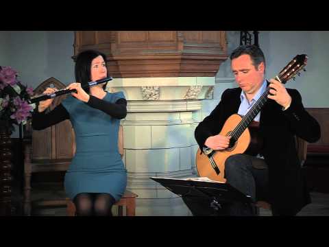 Andante ~ Sonata BWV1034 J.S.Bach ~ Agnew McAllister Duo