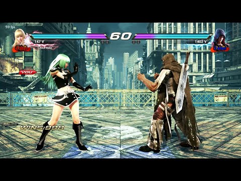 61_5 Lili Rochefort Ryona VS Jin Kazama - Tekken 7 ( Uchiha x24 ) Gameplay PC RX 570 8G