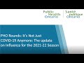 PHO Rounds It S Not Just COVID 19 Anymore The Update On Influenza For The 2021 22 Season