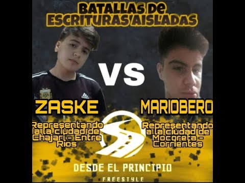 ZASKE VS MARIOBERO (ESCRITURAS AISLADAS) EXHIBICIÓN 2020