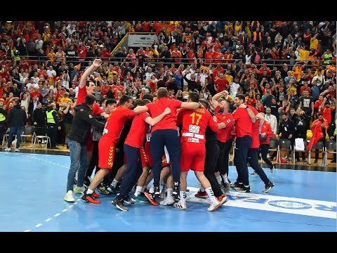 Filip Kuzmanovski Winning Goal - Macedonia - Czech 27-25 - Eruption in the Macedonian Hall