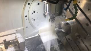 Fresatura cnc di una stella in plastica spinner