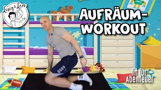 AUFRÄUM-WORKOUT - Fitness  für Kinder (ohne Equipment) -  Fit für Abenteuer!