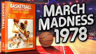 Atari 2600 Basketball | Early Rubber Band AI in ACTION!