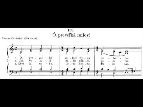 JKS 159 - Ó, preveľká milosť (ein altes Passionslied)