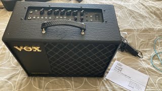 Video thumbnail for VOX VALVETRONIX VT40X 10" 40W COMBO AMPLIFIER (unboxing video honest channel) by Lost Groove Music