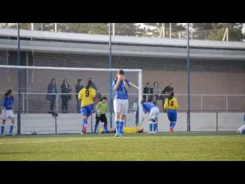 Gol anulado al Izarra. C.F. Ardoi B 2-2 C.D. Izarra (07-03-2015) Liga Regional Navarra Femenina