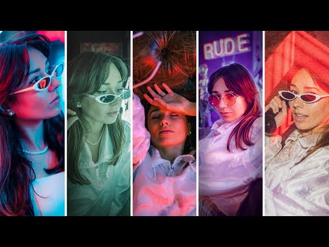 6 PHOTOGRAPHERS Shoot the SAME MODEL! (Neon Photo Challenge)