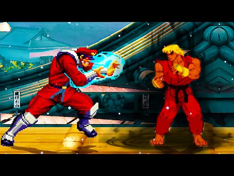 EVIL KEN vs M BISON - HYPER Ultimate EPIC FIGHT!