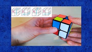 2x2 Mini Cube lösen - einfachste Anfängerlösung