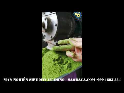 Video Máy Nghiền Bột Siêu Mịn Tự Động