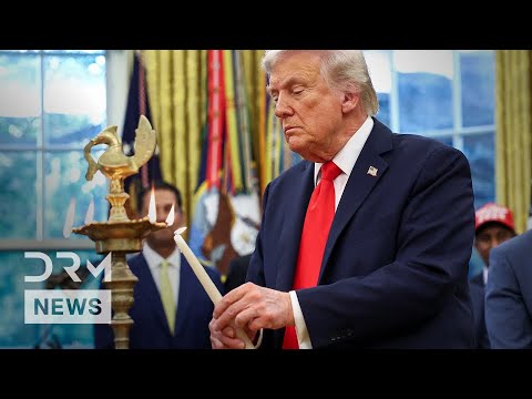 WATCH: President Trump Lights Diwali Candle in the Oval Office With Indian CEOs | AQ1G