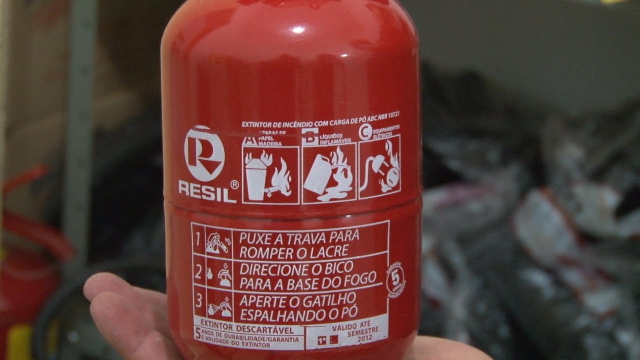 Suspensa obrigatoridade do Extintor ABC; veja vídeo