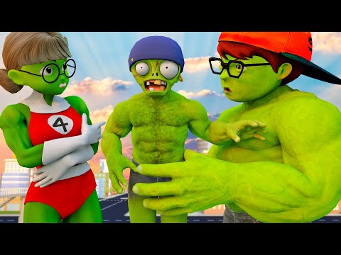 Epic Battle: Nick Hulk Vs Tani Hulk Vs Zombie Hulk - Scary Teacher 3D Superheroes