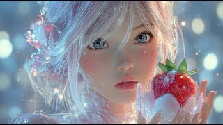 [ASMR] 12 Glass Humans Eating Mysterious Snacks 💎 What’s your birth month? | AI Relaxing&Satisfying
