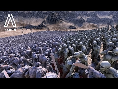 15.000 Zombies vs 12.000 Orcs- Ultimate Epic Battle Simulator 2- UEBS 2