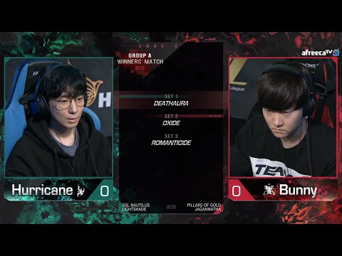 [2021 GSL S1] Ro.16 Group A Match3 Bunny vs Hurricane