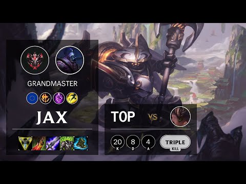 Jax Top vs Malphite - EUW Grandmaster Patch 10.19