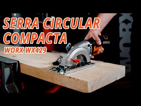 Serra Circular Compacta 120mm 400W  para Madeira - Video