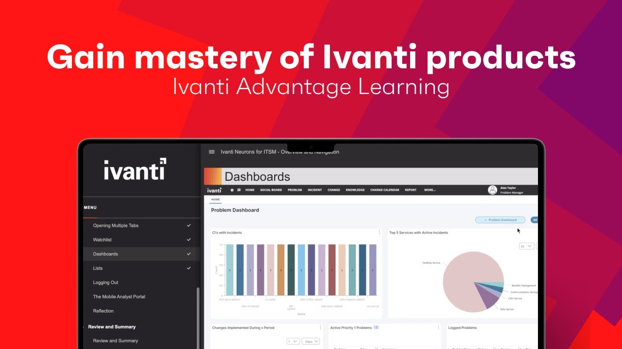 Gain mastery of Ivanti products