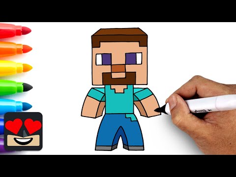 How To Draw Minecraft Steve