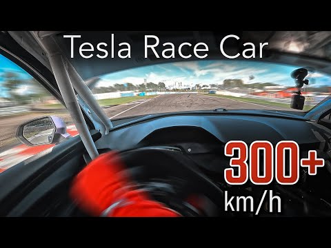 Insane Tesla Race Car Prototype *POV*