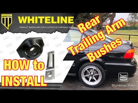 MUST DO CIVIC MOD - WHITELINE REAR TRAILING ARM BUSHES #GRIPACTIVATED - EK Civic  D16Y BUDGET BUILD