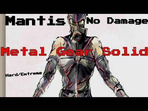 Metal Gear Solid How To Take No Damage Against Mantis Hard/Extreme Guide (Master collection)