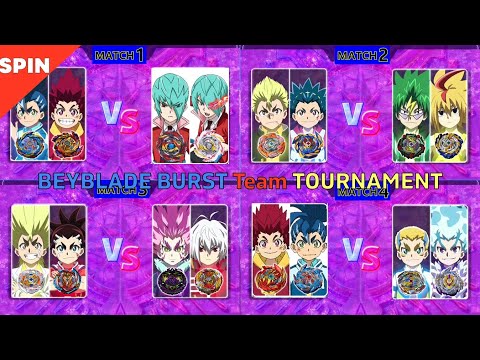 Beyblade Burst Sparking team match Tournament a combined copy 베이블레이드 버스트 슈퍼킹 팀 매치 토너먼트  8강전~결승전 합본