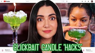 I Tested Clickbait DIY Candle "Hacks" thumbnail