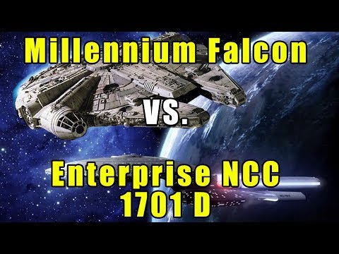 Millennium Falcon vs. Enterprise NCC 1701 D? (Discussion)