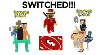 If SAMMY Switched COMBINATION BRAINROTS Stats with Each Other...