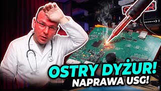 ULTRASONOGRAF przestał działać☠️TRUDNY i GRUBY LAMINAT😭Reballing proce
