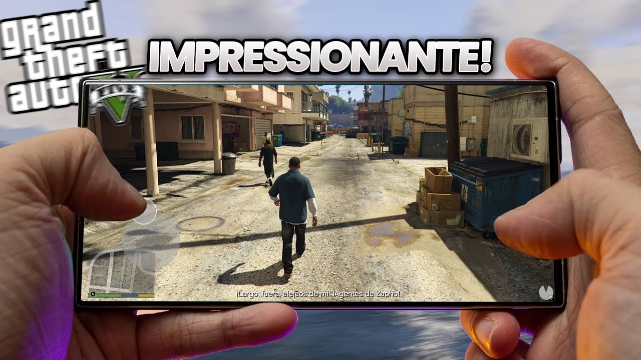 INCRÍVEL! GTA V OFICIAL RODANDO LISO no Android com GRÁFICO ALTO - React