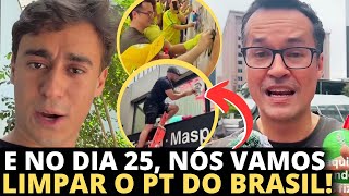 Direita faz mutirão pra LIMPAR Av. Paulista após vandalismos de manifestantes pró-Lula