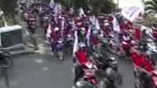 preview picture of video 'Aksi Demo Buruh KSBSI DKI Jakarta di Sunter'