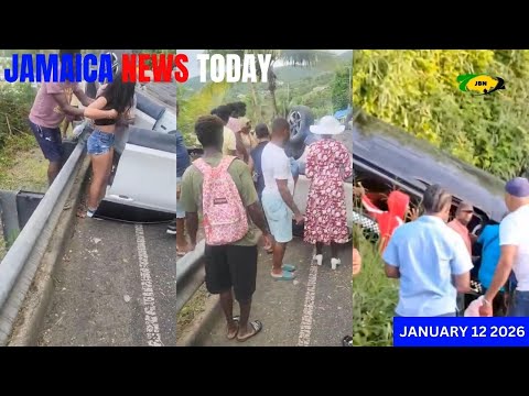 JBNN—Jamaica News Today Monday January 12, 2026 | Accidents in Portland & Manchester