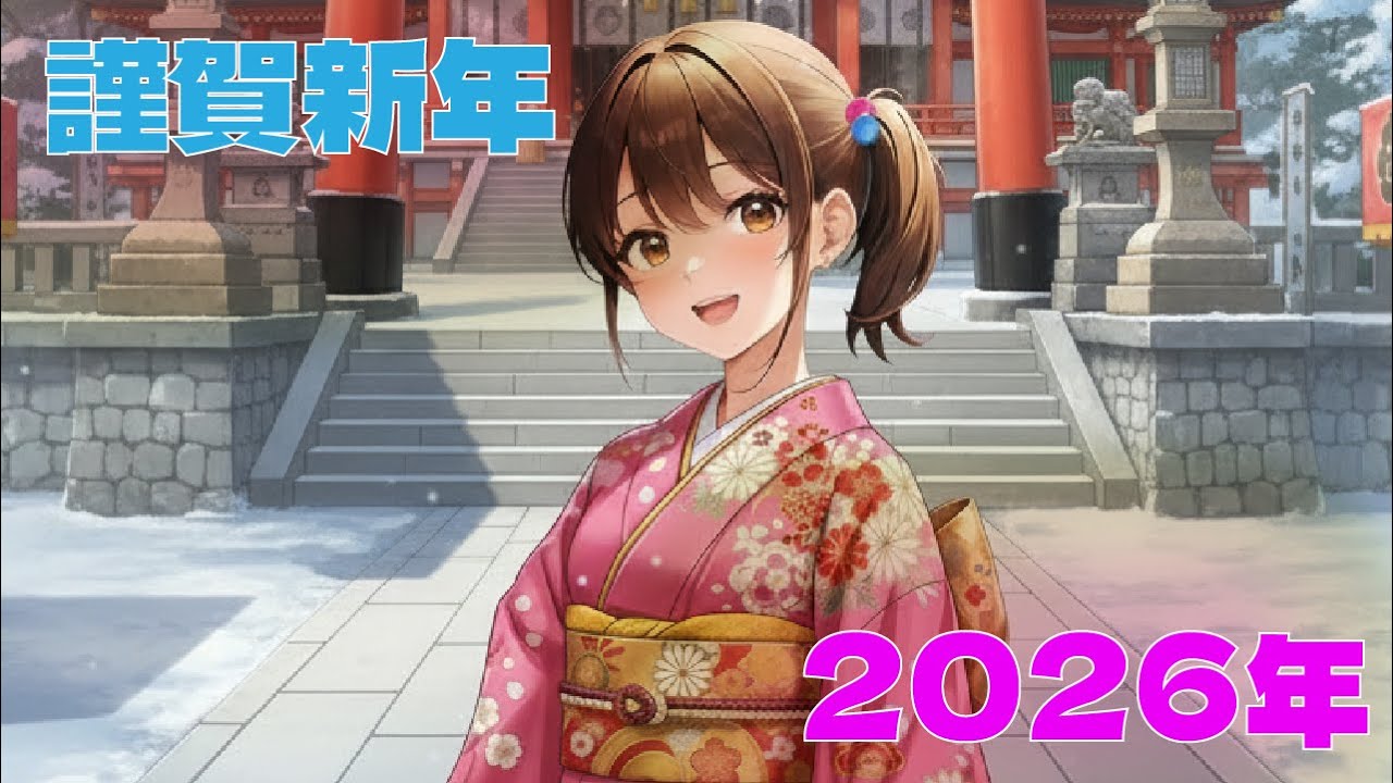 【漫画】あけましておめでとうございます💘【AI漫画】