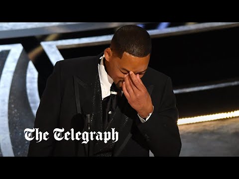 Will Smith breaks down in Oscars 2022 speech after hitting Chris Rock