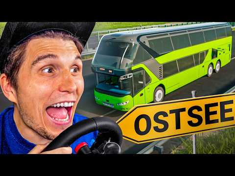 Katastrophe im Hafen - Ich fahre mit dem FLIXBUS an die OSTSEE | Fernbus Simulator