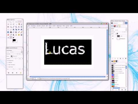 Gimp Tutorial: Feuerschrift  (Deutsch HD)