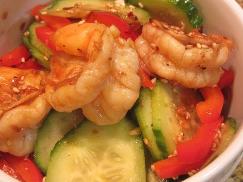 Light & Easy Cucumber & Prawn Salad