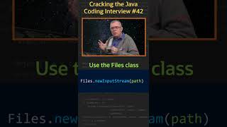 How can you open a file for reading binary data? - Cracking the Java Coding Interview