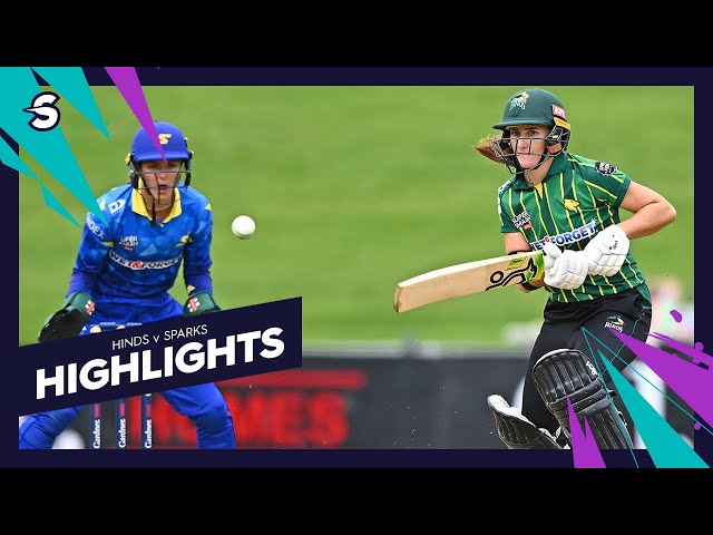HAT-TRICK MOMENT! – Hinds v Sparks | Super Smash 2025/26 HIGHLIGHTS